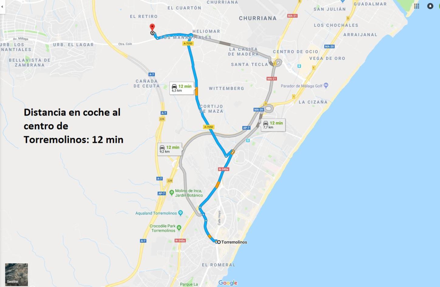فيلا Chalet Bosque10 Piscina Privada Entre La Playa مالقة المظهر الخارجي الصورة