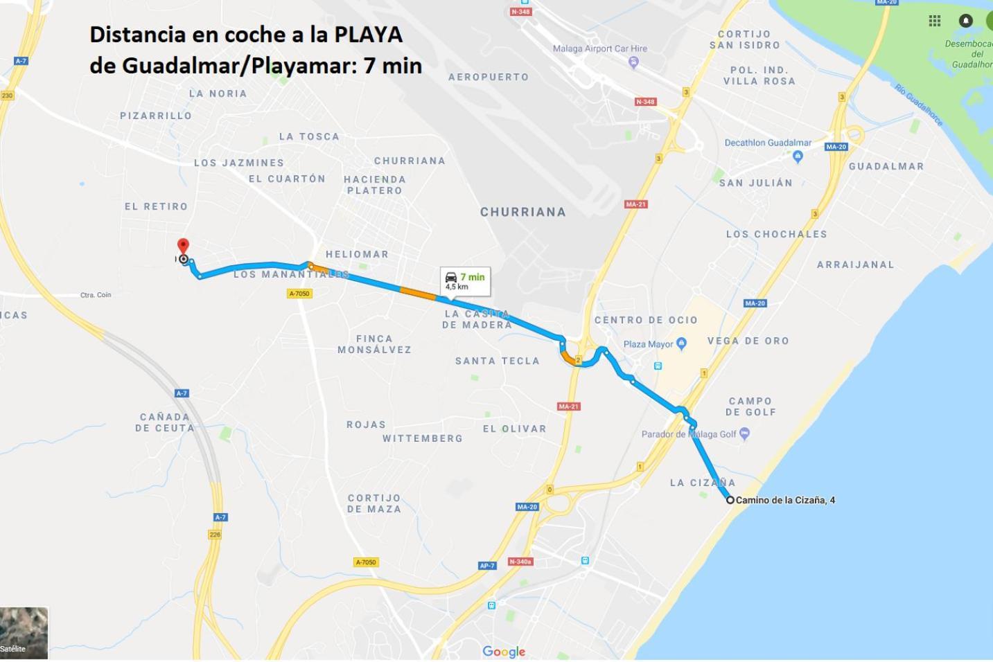 فيلا Chalet Bosque10 Piscina Privada Entre La Playa مالقة المظهر الخارجي الصورة